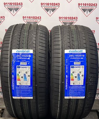 285 45 19 Y COMFOSER RUEDA NUEVA YA MONTADA