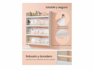 Estantería infantil madera libros Montessori NUEVA