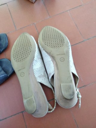 Sandalias tacón medio mujer Talla 40