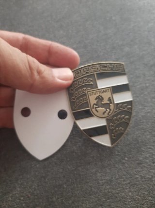 Emblema original Porsche Stuttgart made germany