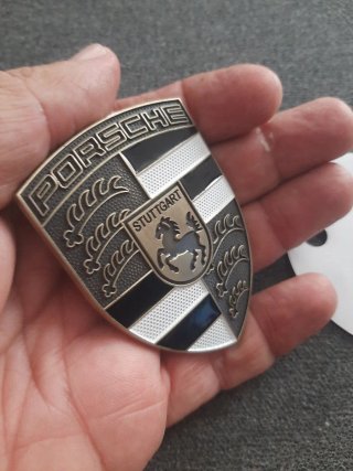 Emblema original Porsche Stuttgart made germany