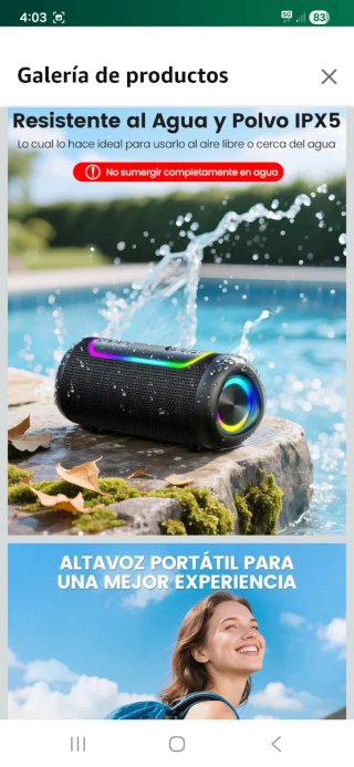 Altavoz Bluetooth 30W nuevo precintado