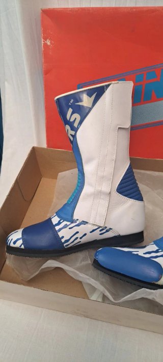 Botas de moto antiguas Rainers Kevlar