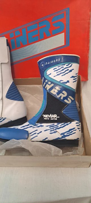 Botas de moto antiguas Rainers Kevlar