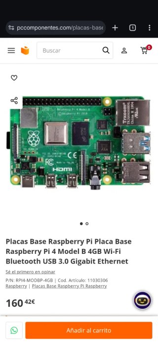 Pc Raspberry Pi 4B 4GB + Caja + Extras