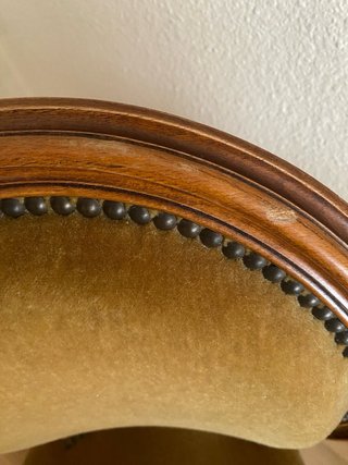 Silla Clásica Estilo Luis XVI Madera Maciza