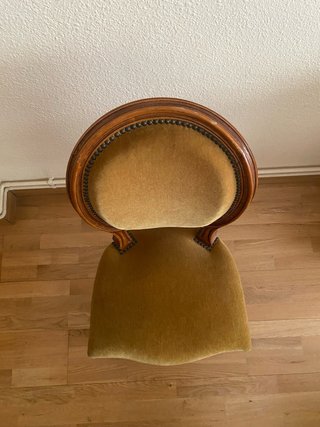 Silla Clásica Estilo Luis XVI Madera Maciza