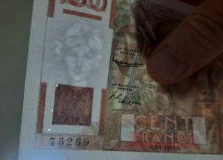 Francia, 2 Billetes 100 Francos 1953. SC-.