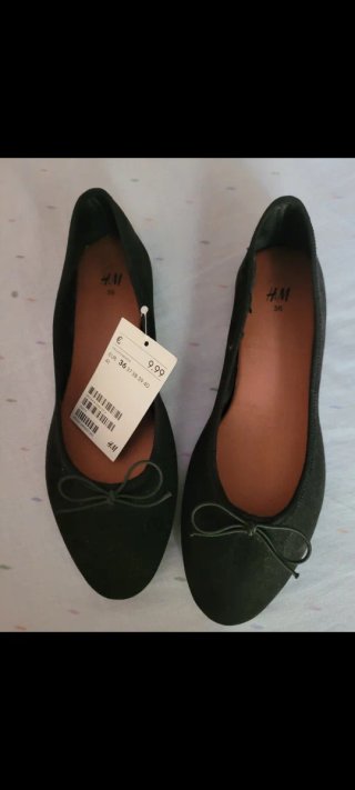 Zapatos bailarina H&M negros talla 36