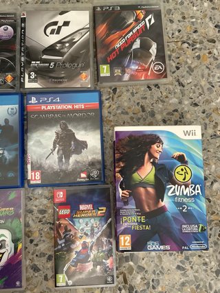 Lote Videojuegos PS4, PS3, Switch y Wii