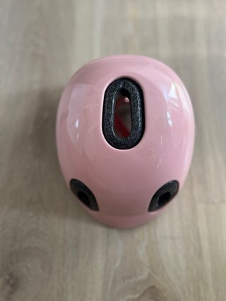 Casco rosa Btwin para niña