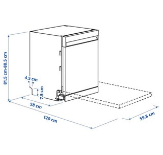 Lavavajillas IKEA SÖDERBODA 500 Nuevo