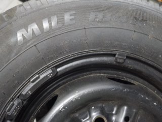 Ruedas llantas más neumáticos 5 unidades 205r14C