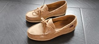 Sebago Dockside náuticos beige talla 42