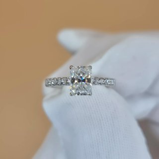 Anillo Plata Corte Radiant Talla 5