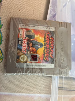 Shadow Warriors Game Boy DMG-NG-ESP