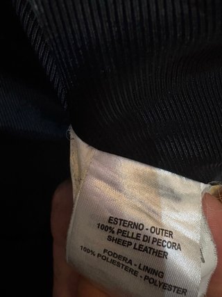 Giacca bomber vera pelle vissuta ,morbida vintage