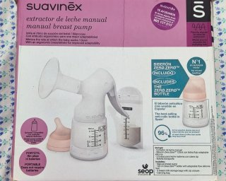 Suavinex Extractor Leche Manual + Biberón Zero.Zer
