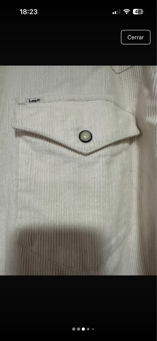 Camisa Lee Talla L Beige