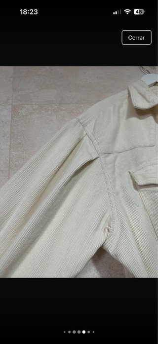 Camisa Lee Talla L Beige