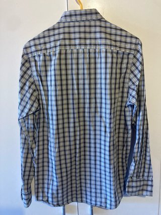 Camisa Levi's cuadros azul y gris