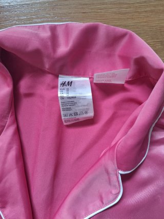 Pijama satén rosa talla M