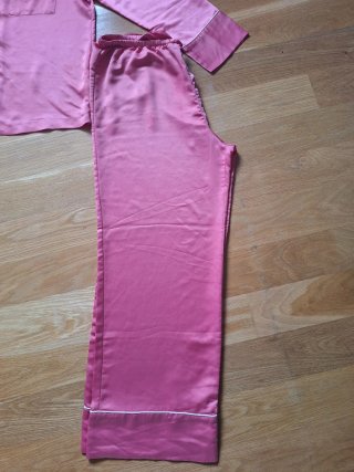 Pijama satén rosa talla M