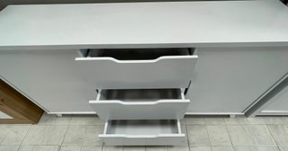 Aparador blanco de madera