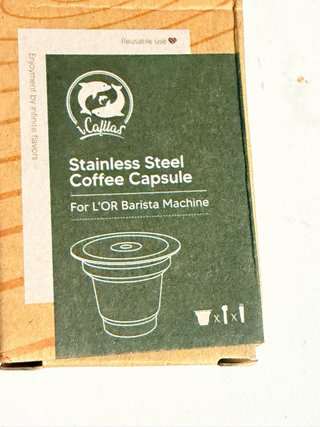 Cápsula de Café Reutilizable y Rellenable para LOR