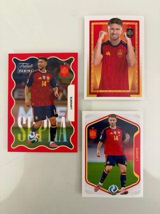 Panini Tributo Vamos Laporte  Supra 2 Cromos