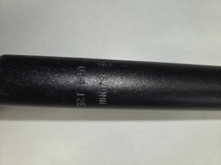 Manillar aluminio negro para moto Mx-02 de 820mm