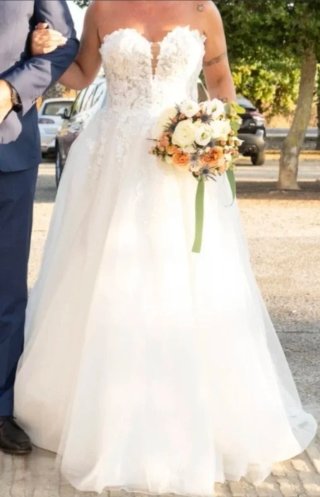 Vestido de Novia Blanco Encaje