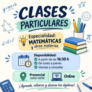 Clases particulares. Presencial.