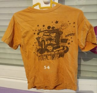 Camisetas manga corta niño talla 5/6