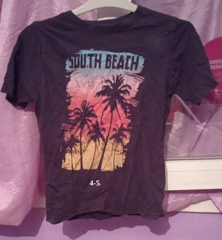 Camisetas manga corta niño talla 5/6
