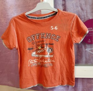 Camisetas manga corta niño talla 5/6