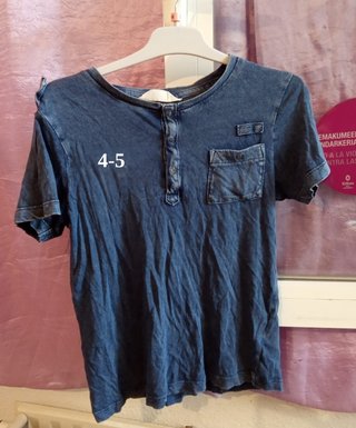 Camisetas manga corta niño talla 5/6