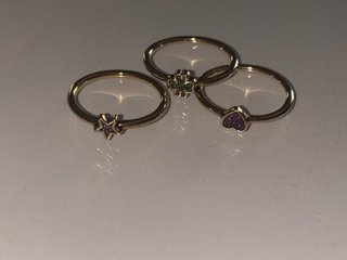 Tres Anillos Tous Corazón, Estrella y Trébol