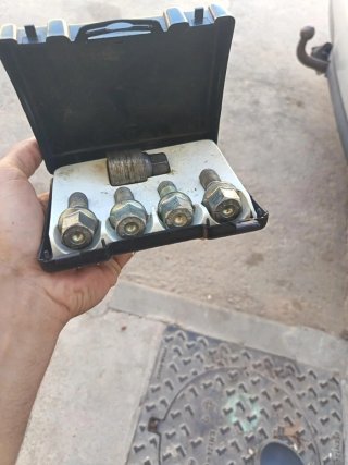 Tornillos Antirrobo Originales + Llave 109