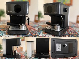 Cafetera espresso Solac Taste Control de 850 W.