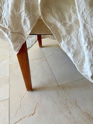 Juego de sillas con funda de lino