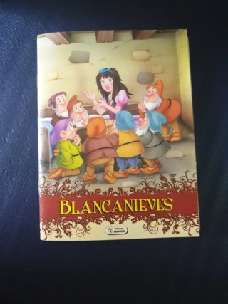 libro blancanieves con puzle