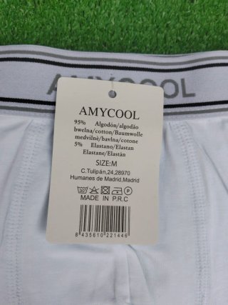 Boxer blancos de algodón tallas M L y XL a elegir