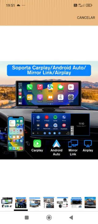 Pantalla de coche nueva sin usar en Leganés