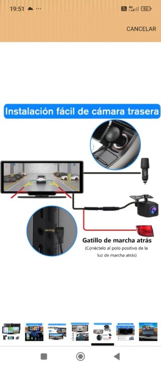 Pantalla de coche nueva sin usar en Leganés