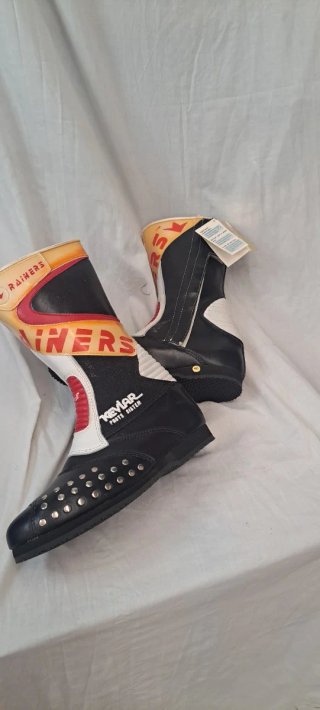 Botas negras moto rainers antiguas