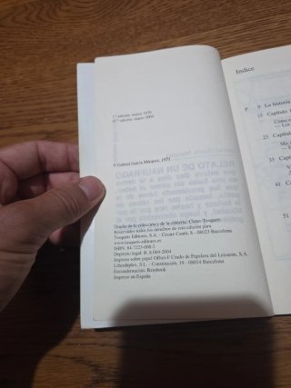 Relato de un náufrago