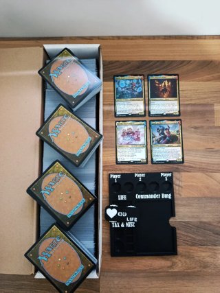 4 Mazos Commander Lote Cartas Magic The Gathering