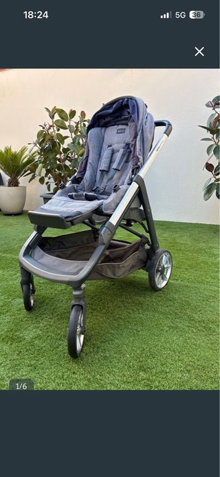 Carrito Bebé Inglesina Aptica color azul