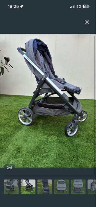 Carrito Bebé Inglesina Aptica color azul